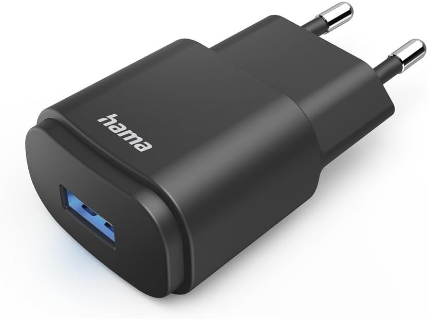 Hama 00201644 Chargeur Secteur USB-A 6W Noir