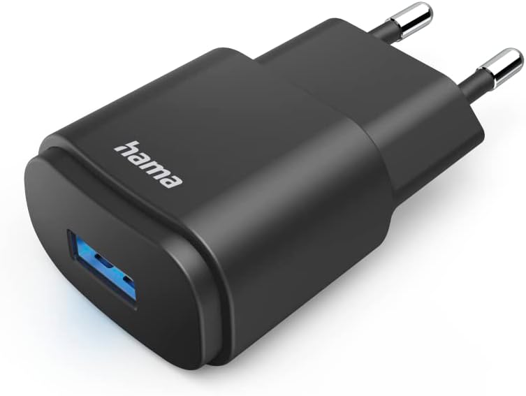 Hama 00201644 Chargeur Secteur USB-A 6W Noir