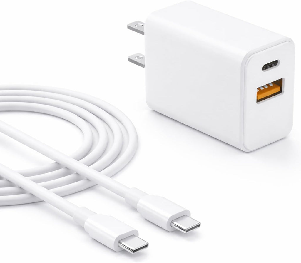 Chargeur Mural Rapide 30W USB-C pour Google Pixel avec Câble 1.8 m