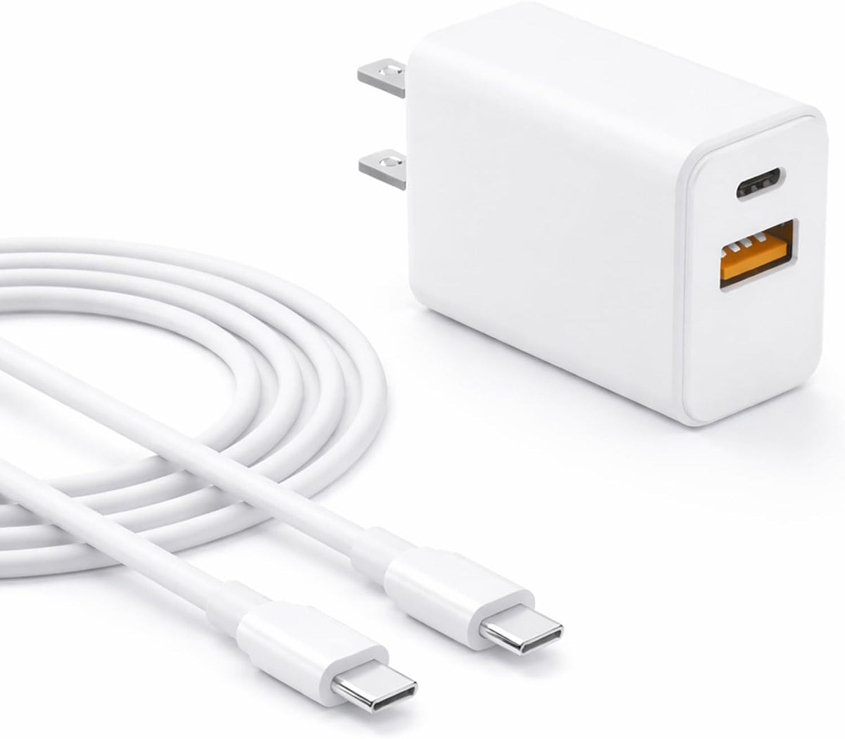 Chargeur Mural Rapide 30W USB-C pour Google Pixel avec Câble 1.8 m