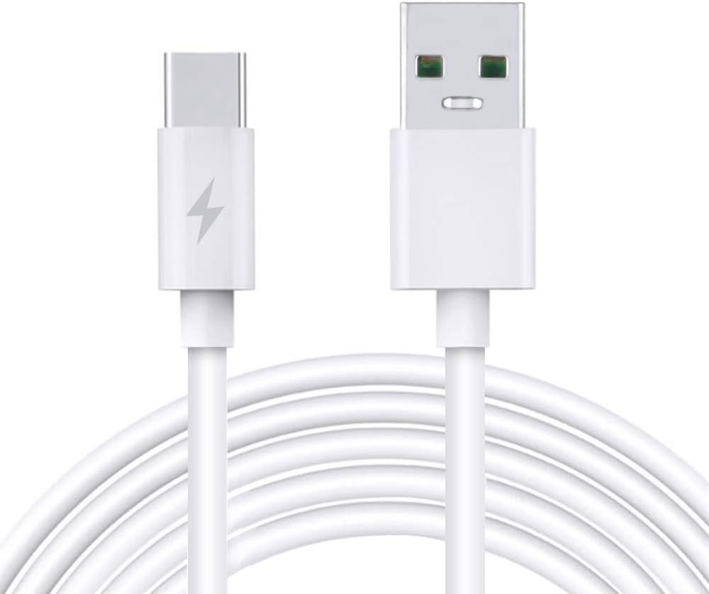 Câble de Charge Rapide USB-C 5A pour EarFun UBOOM 1 m Blanc