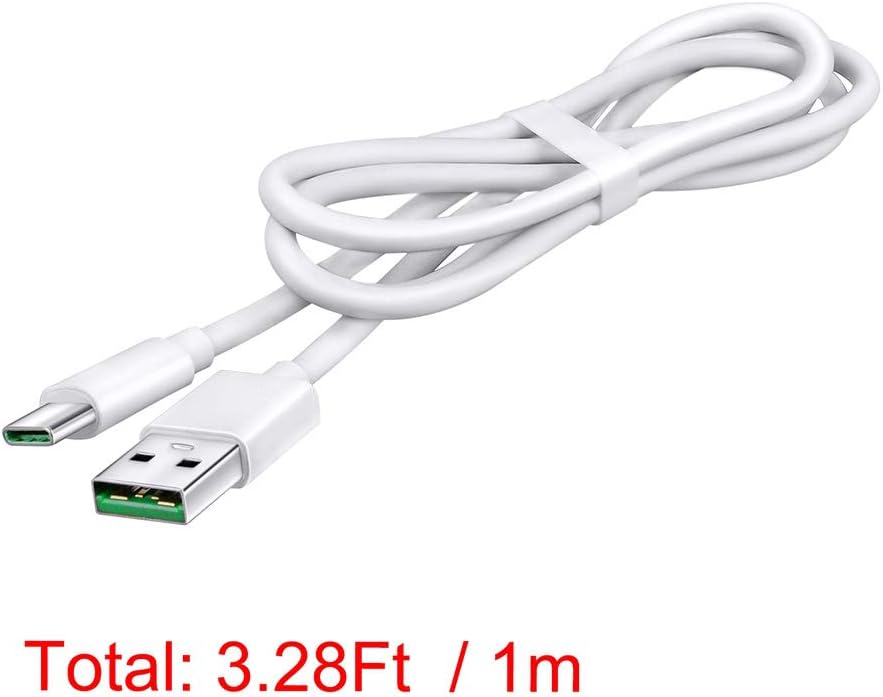 Câble de Charge Rapide USB-C 5A pour EarFun UBOOM 1 m Blanc