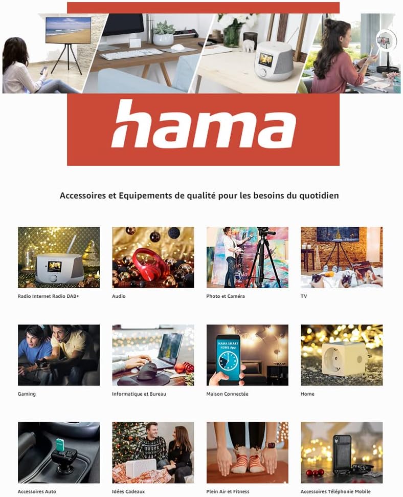 Hama 00201644 Chargeur Secteur USB-A 6W Noir